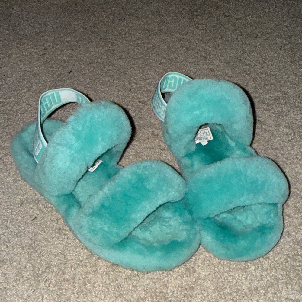 UGG Teal Slippers